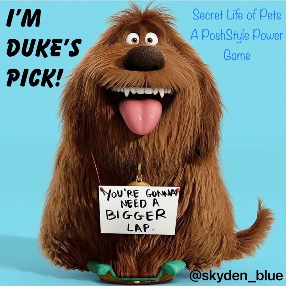 I’m Duke’s Pick in The Secret Life of Pets Game!